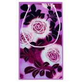 バラ、日本のヴィンテージデザイン スモールペーパーバッグ (裏面)