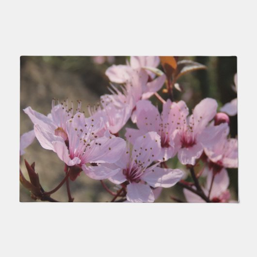 バラ,春の花，花屋，花，模様， ドアマット (正面)