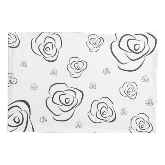 バラ 枕カバー (裏面)