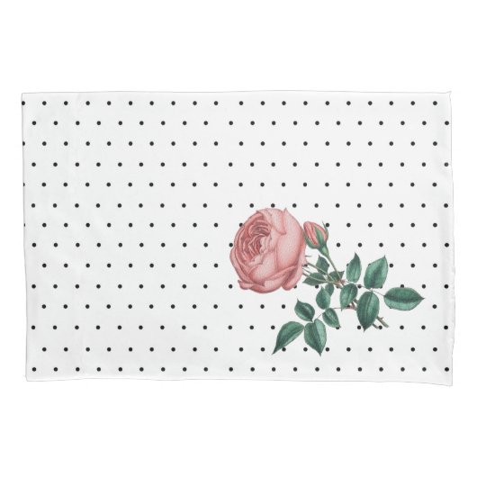 バラ 枕カバー (正面)