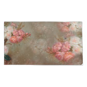 バラ – 枕ケースペア 枕カバー (裏面-左)