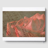 バラ&楽譜記念 ゲストブック (裏面)