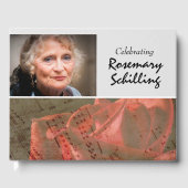 バラ&楽譜記念 ゲストブック (正面)