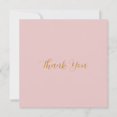 バラ 水彩 サンキューカード (裏面)