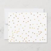 バラ,水玉模様フラワーガールありがとう ノートカード (裏面)