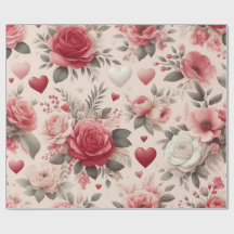 バラ、牡丹、ハート形