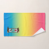 バラ（砂時計） バスタオルセット (ハンドタオル)