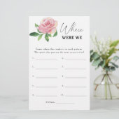 バラ – 私たちのブライダルシャワーゲーム (スタンド正面)