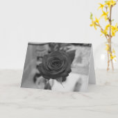 バラ(空白の) カード (黄色い花)