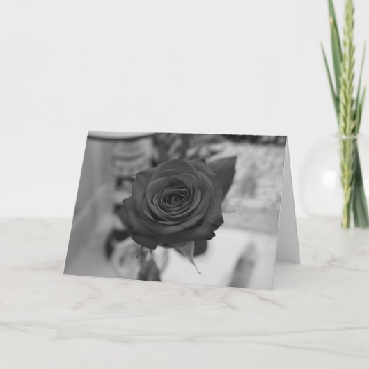 バラ(空白の) カード (正面)