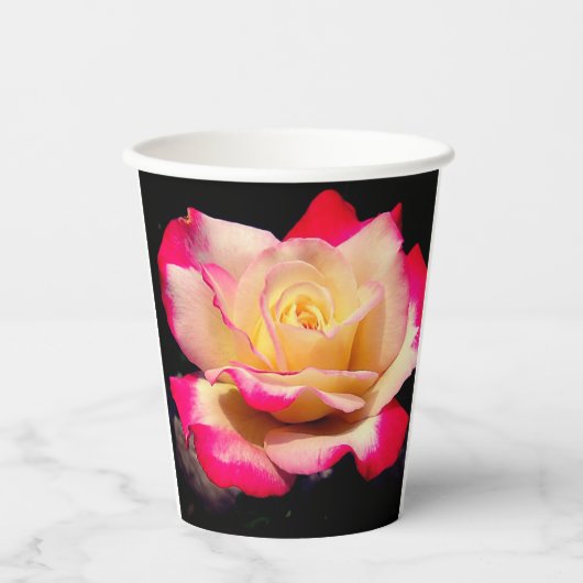 バラ 紙コップ (正面)