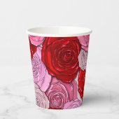 バラ 紙コップ (左)