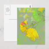 バラ　素敵なバラをここでゲット！ ポストカード (正面/裏面)