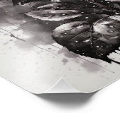 バラ – 紫 フォトプリント            (角)