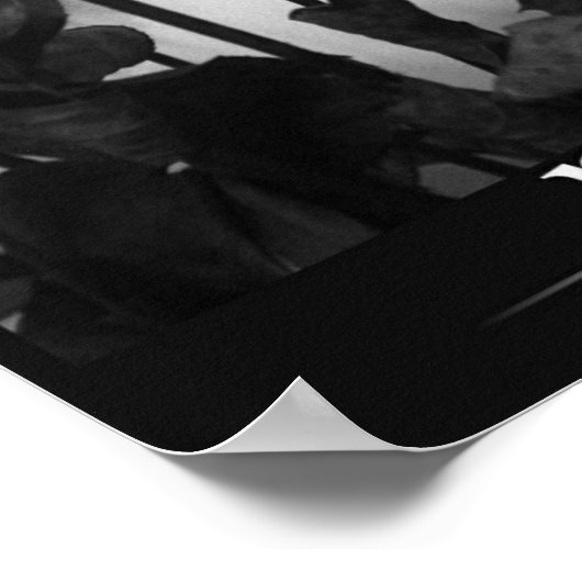 バラ[縁ど] ポスター (角)