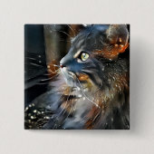 バラ 缶バッジ (正面)