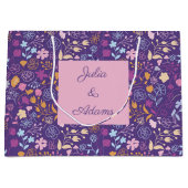 バラ&花びら抱き枕 ラージペーパーバッグ (正面)