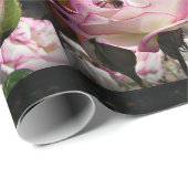 バラ、芽及び蜂蜜の蜂のギフトの包装紙 ラッピングペーパー (ロールコーナー)