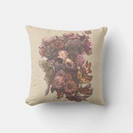 バラ・蛾 クッション