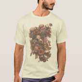 バラ・蛾 Tシャツ (正面)