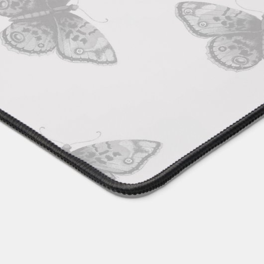 バラ・蝶 デスクマット (コーナー)