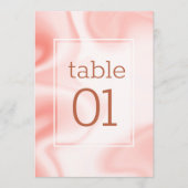 バラ-金ゴールドと白い柔らかい大理石の渦巻き メニュー (正面)