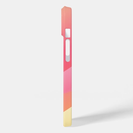 バラ、金ゴールドのグラデーションの色パーソナライズされた Case-Mate iPhoneケース (裏面 / 左)