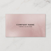 バラ-金ゴールドアルコールインク背景 名刺 (正面)