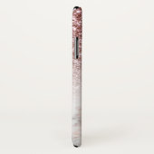 バラ-金ゴールドグリッター&マーブルグラデーション Case-Mate iPhoneケース (裏面/右)