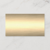 バラ&金ゴールドフローラモップハウス清掃サービス 名刺 (裏面)