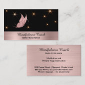 *～*バラ・金ゴールド・バタフライ・ミジカル・スターズ 名刺 (正面/裏面)