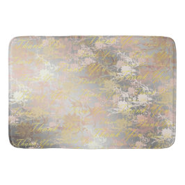 バラ、金ゴールド、銀感謝してい、+お前、花、フローラ、 バスマット