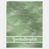 バラ,金ゴールド,銀,感謝,花,フローラ, フリースブランケット (正面)