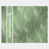 バラ,金ゴールド,銀,感謝,花,フローラ, フリースブランケット (正面(横))