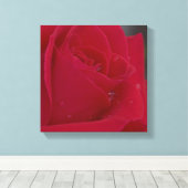 バラ（露） キャンバスプリント (インサイチュ (ウッドフロア))