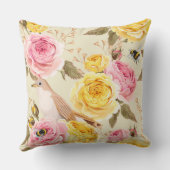 バラ(鳥蜂) クッション (裏面)