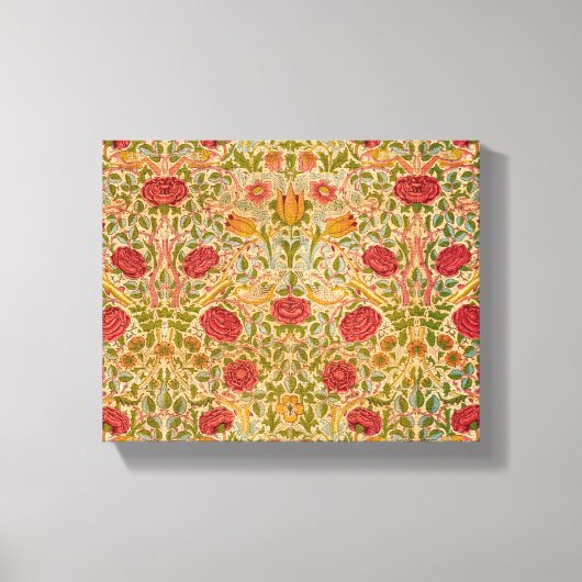 バラ、1883年ウィリアム・モリス キャンバスプリント (正面)