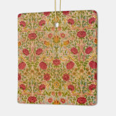 バラ、1883年ウィリアム・モリス セラミックオーナメント (左)