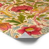 バラ、1883年ウィリアム・モリス ポスター (角)