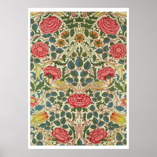 「バラ」、1883年（木綿） ポスター (正面)