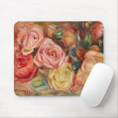 バラ（1912年）ピエール・アウグスト・ルノアールファインアート マウスパッド (マウス)