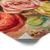 バラ(1912年)ピエール・アウグスト・ルノアール ポスター (角)