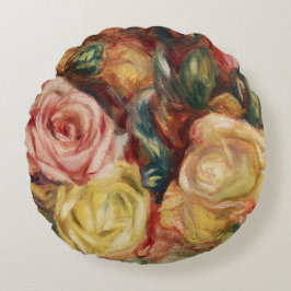 バラ（1912年）ピエール・アウグスト・ルノアール ラウンドクッション