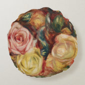 バラ（1912年）ピエール・アウグスト・ルノアール ラウンドクッション (裏面)