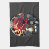 バラ#1 キッチンタオル (縦)