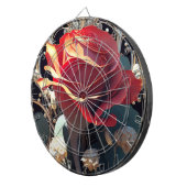 バラ#1 ダーツボード (正面右)