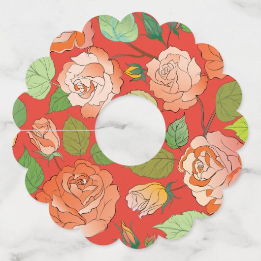 バラ 26 ワイングラスタグ (正面)