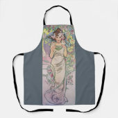 バラ（4つの花）、アルフォンスミュシャ エプロン (正面)