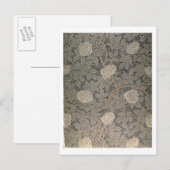 'バラ-90'壁紙デザイン ポストカード (正面/裏面)