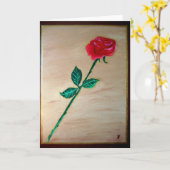 バラ- GreetingCard カード (黄色い花)